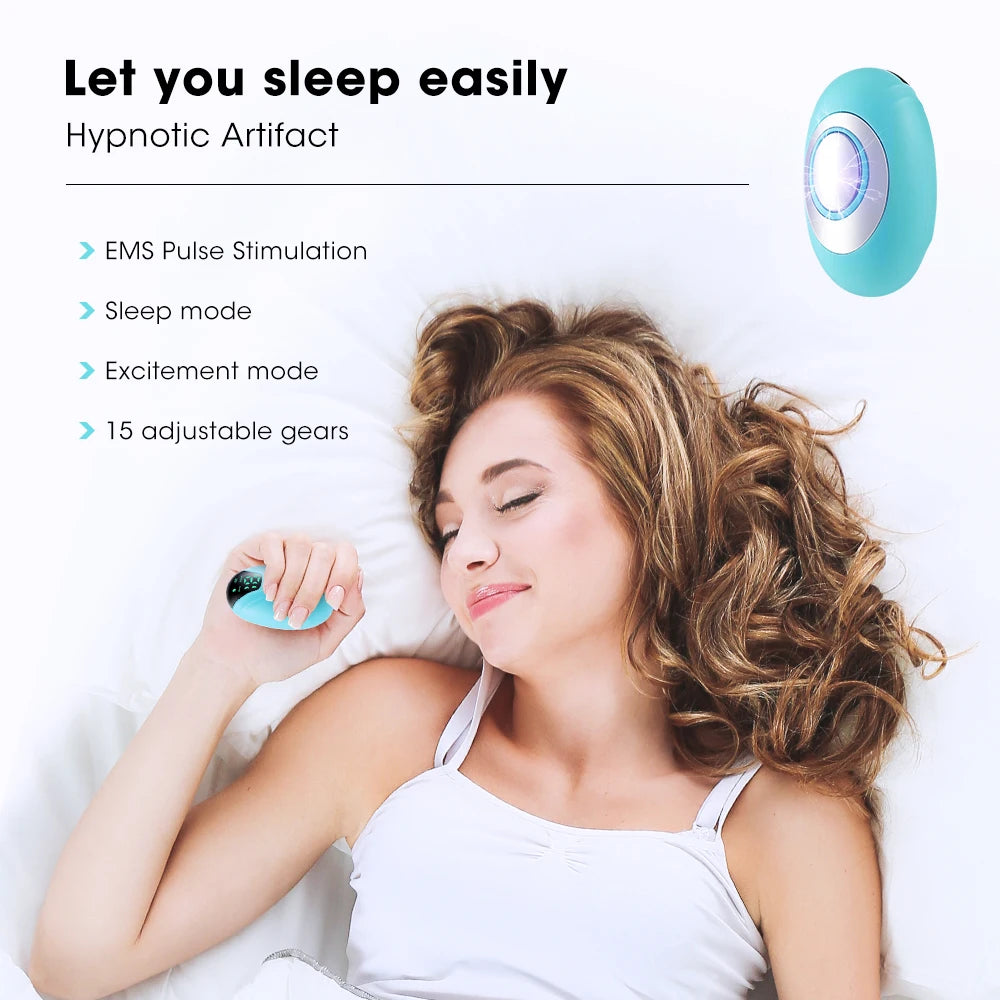 Portable Handheld Sleep Aid & Anxiety Relief Device with Micro-Current Therapy