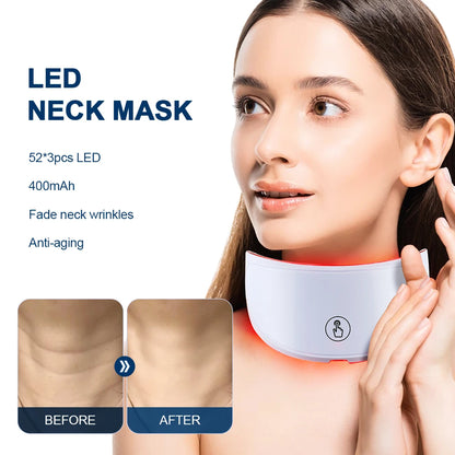 7-Color LED Neck Mask - Anti-Wrinkle & Skin Firming