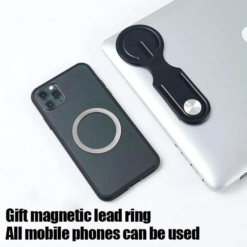 Magnetic Laptop Phone Mount for iPhone - Foldable Side Expansion Stand - 5