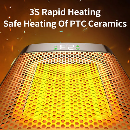 Portable PTC Ceramic Electric Space Heater with LED Display and Timer