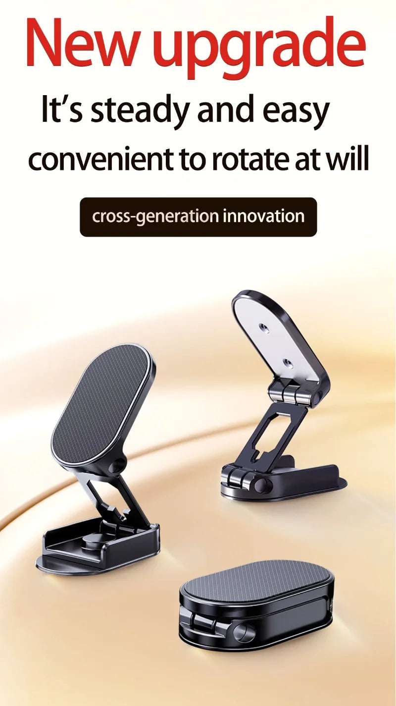 Magnetic 360° Rotating Car Phone Mount - Universal Dashboard GPS Holder - 7