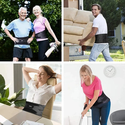 Adjustable Lumbar Support Belt - Orthopedic Back Brace for Pain Relief