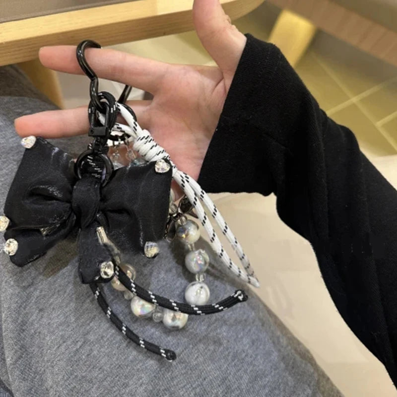 Luxury Metal Bow Keychain