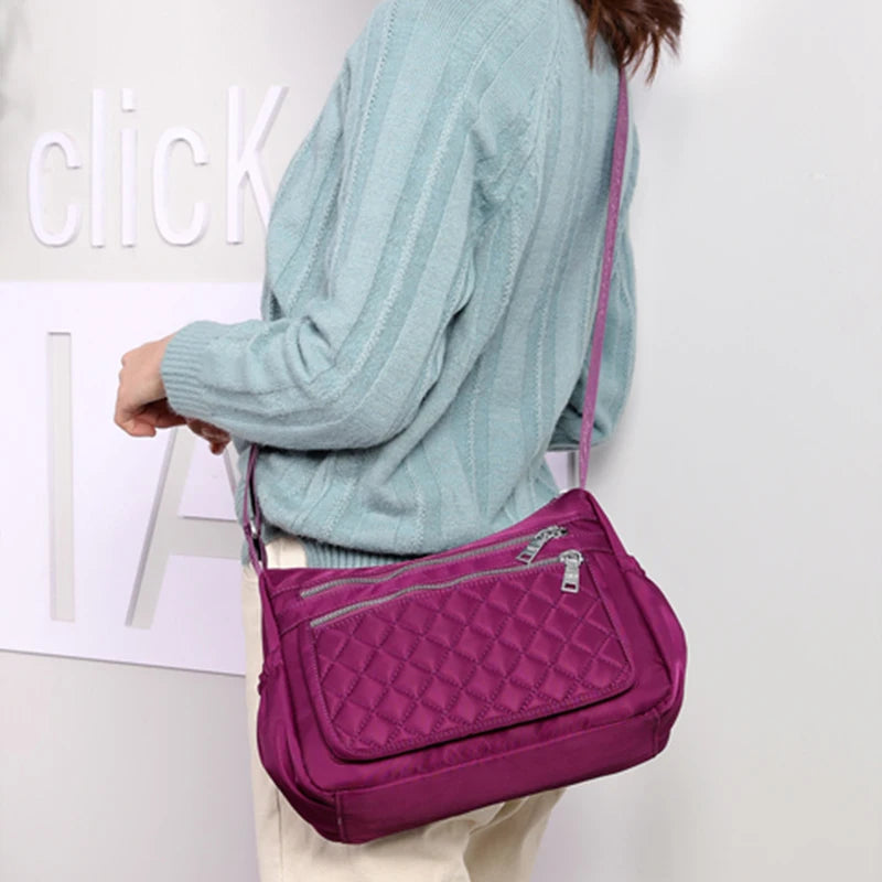 Luxury Nylon Travel Messenger Bag