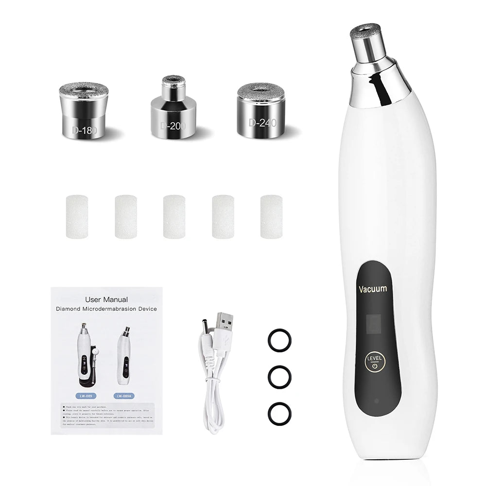 2-in-1 Diamond Microdermabrasion Machine & Hydrating Airbrush - 24