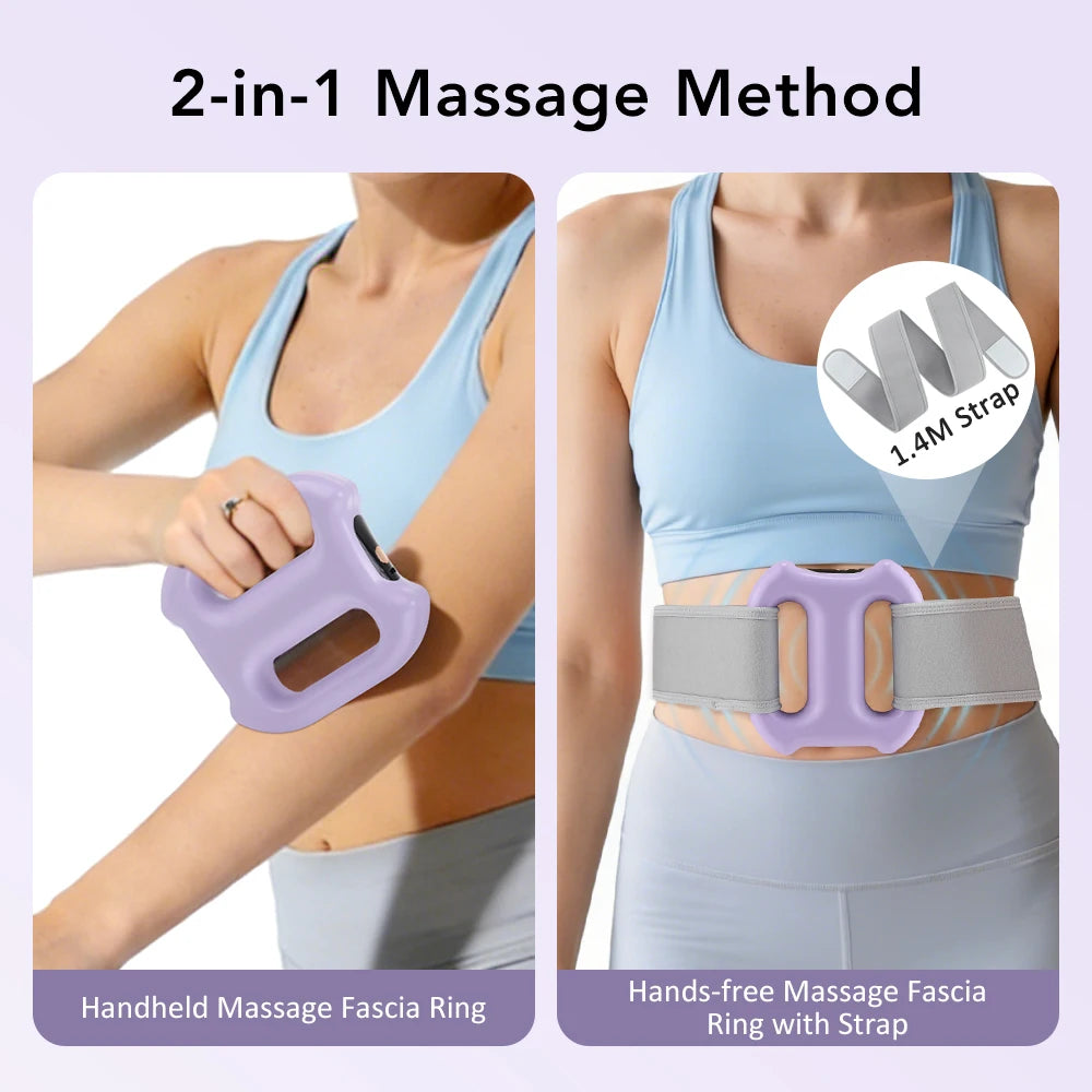 Electric Fascia Ring Full-Body Vibration Massager for Muscle Recovery