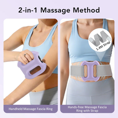 Electric Fascia Ring Full-Body Vibration Massager for Muscle Recovery
