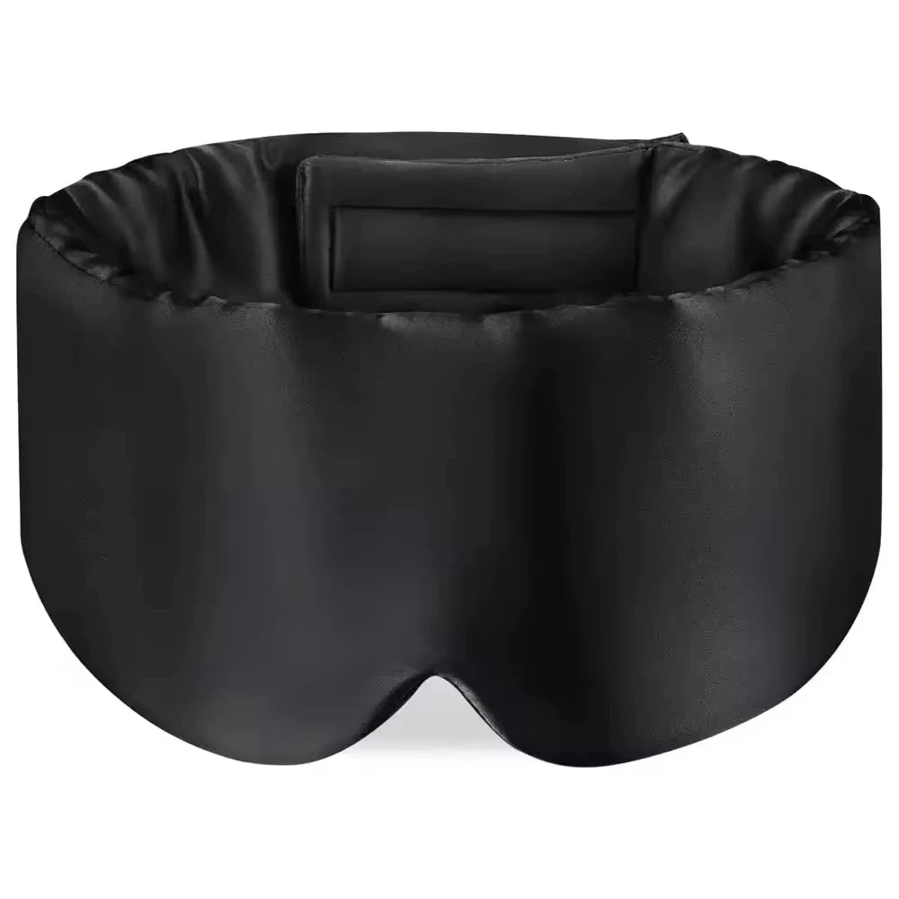 Soft Mulberry Silk Sleep Mask - Pressureless Blackout Eye Mask for Travel - 19