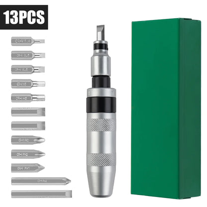 Heavy Duty Manual Impact Screwdriver Set | Reversible Hand Tool Kit