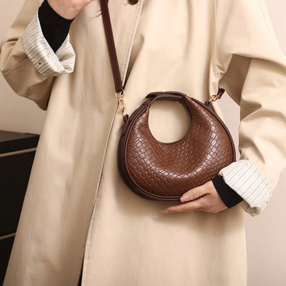 Luxury Half Moon Shoulder Bag