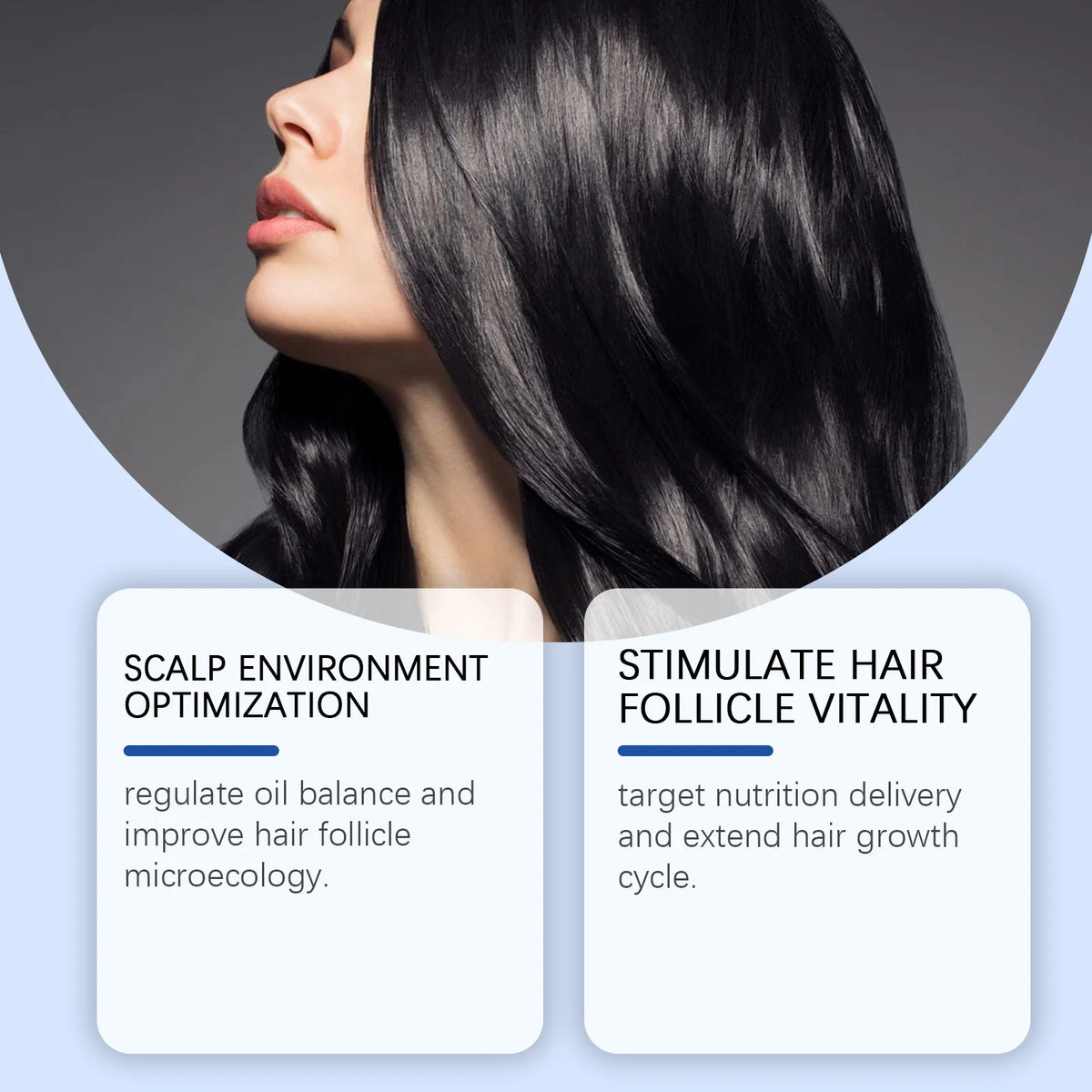 Copper Peptide Hair Growth Serum - Revitalizing Scalp & Anti-Frizz Repair Treatment