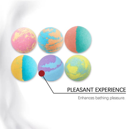 Natural Kids Bath Bomb Set - Aromatherapy & Skin Moisturizing Bath Balls