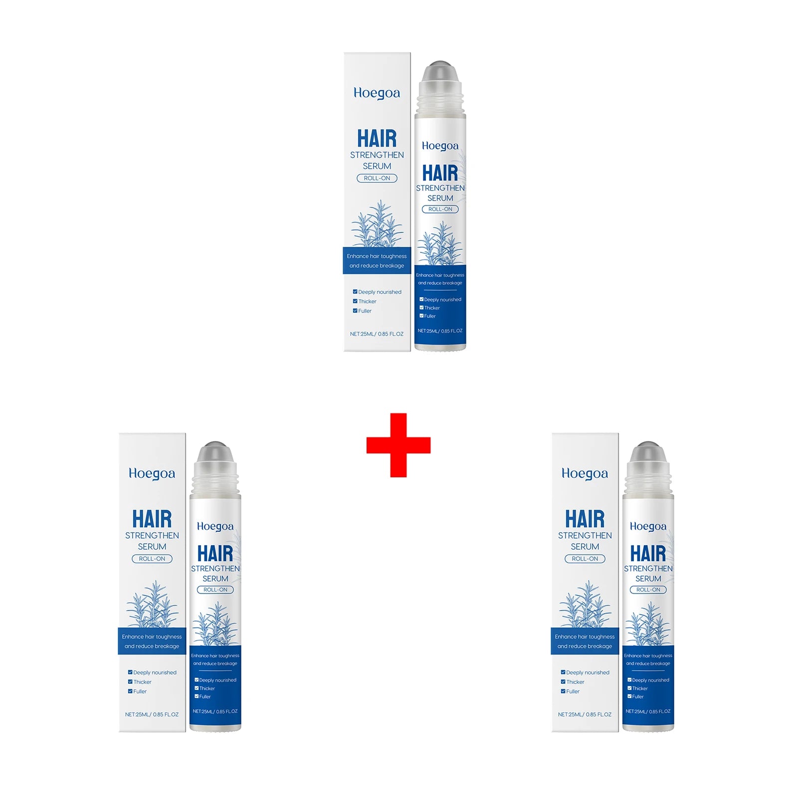 Rosemary Hair Growth Serum Roll-On for Scalp & Hair Strength - 14