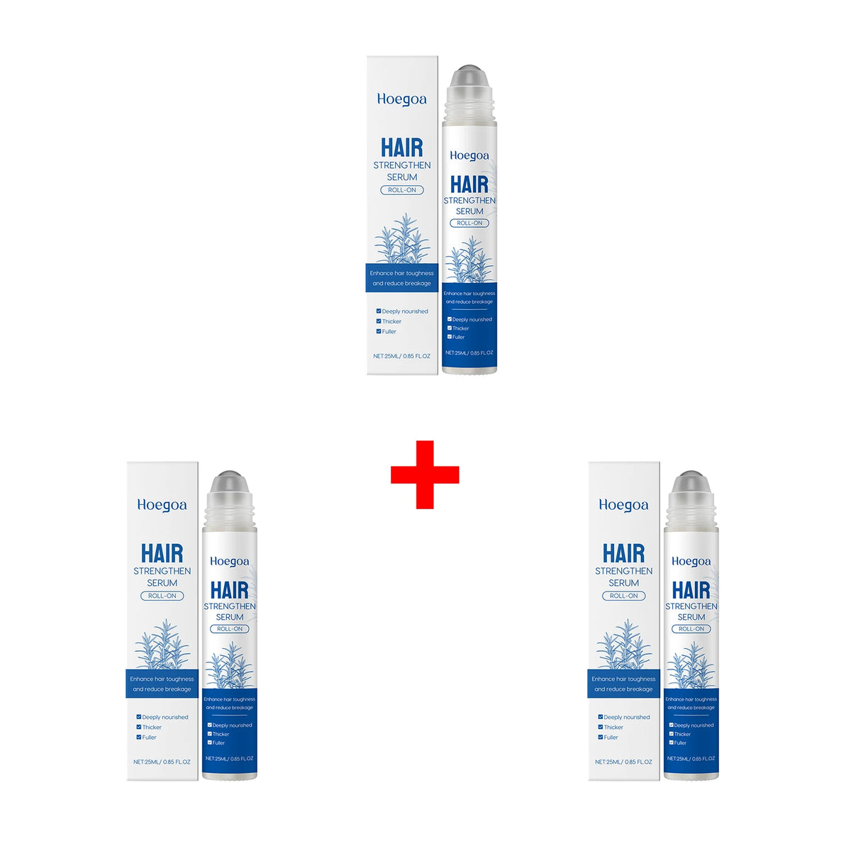 Rosemary Hair Growth Serum Roll-On for Scalp & Hair Strength