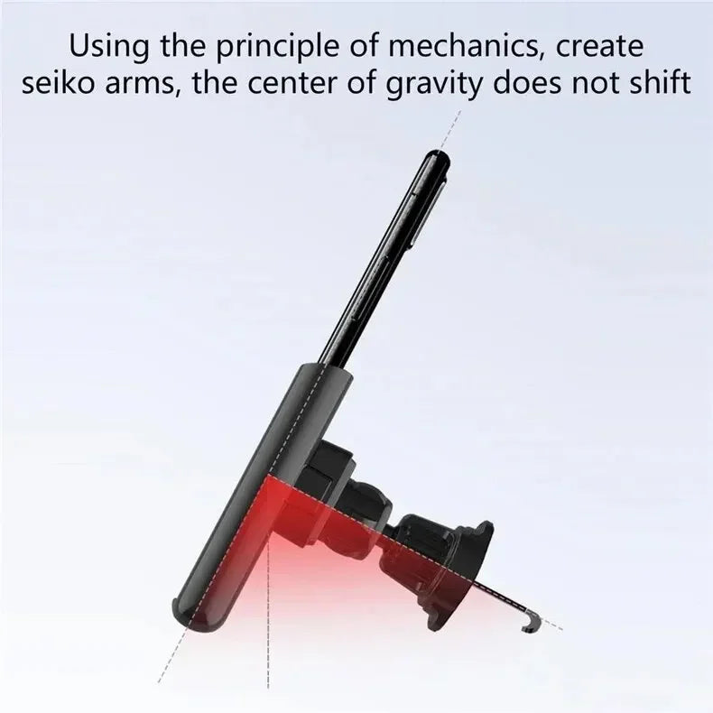 Gravity Air Vent Car Phone Holder - Secure Hands-Free Smartphone Mount - 15