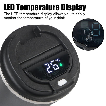 Insulated Stainless Steel Travel Mug - Leak-Proof Coffee Cup 380/510ml