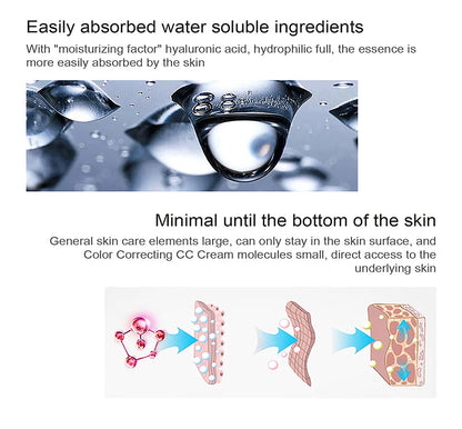 Color Correcting CC Cream - Full Coverage Moisturizing Foundation