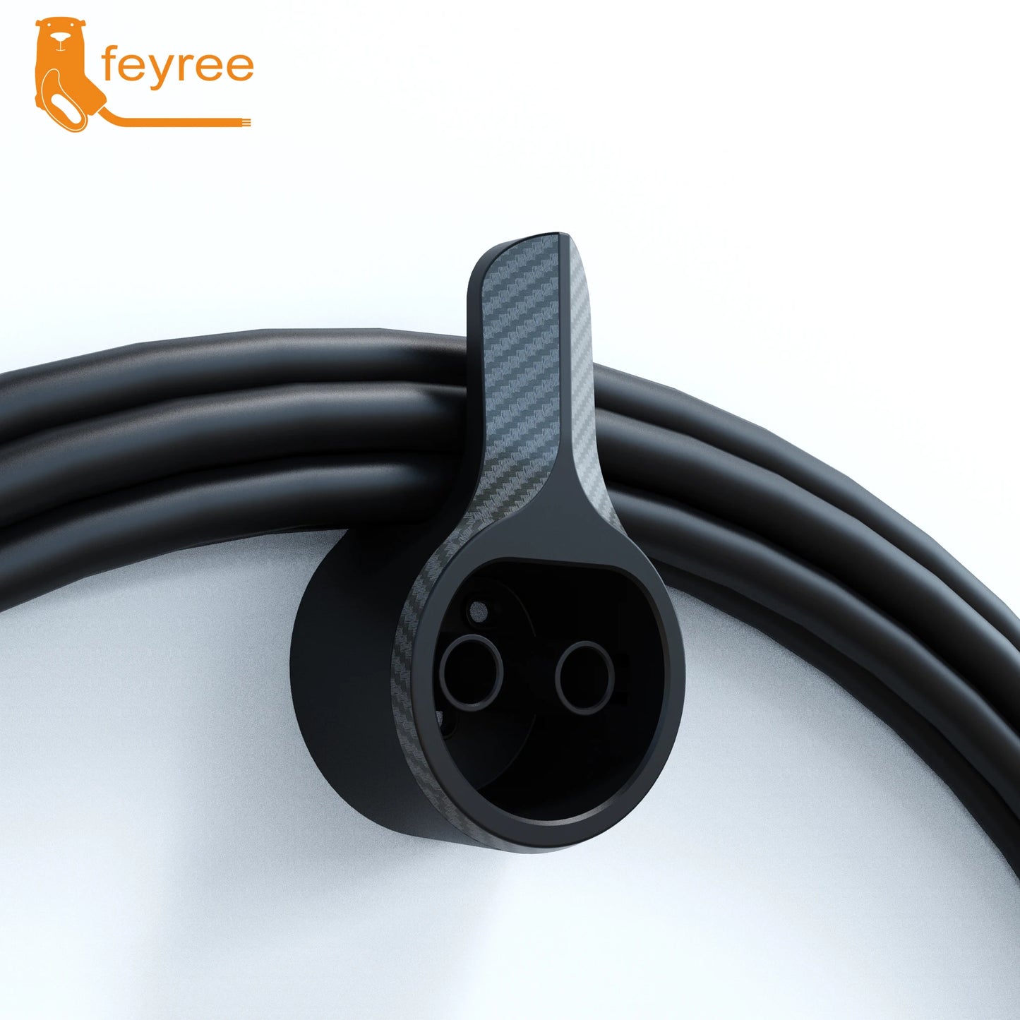 EV Charger Holster Dock - Universal Wall Mount for Type 2 Charging Cables