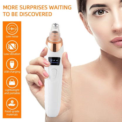 Electric Vacuum Blackhead Remover & Facial Pore Cleanser
