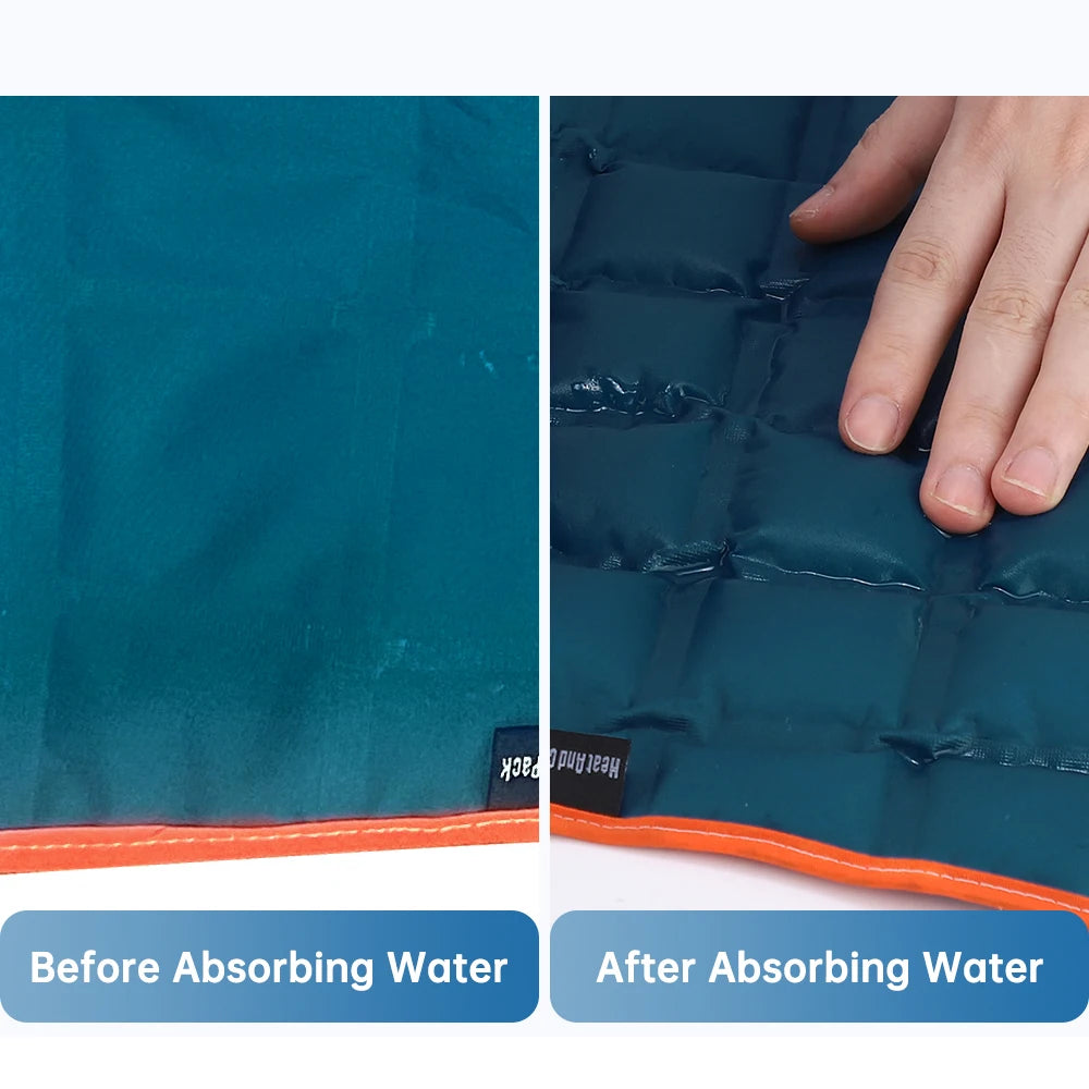 Large Reusable Back Ice Pack & Hot Cold Therapy Wrap