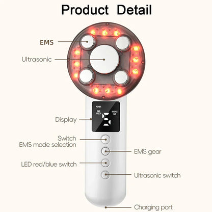 3-in-1 Ultrasonic Body Slimming, Cellulite Remover & Skin Tightening Massager