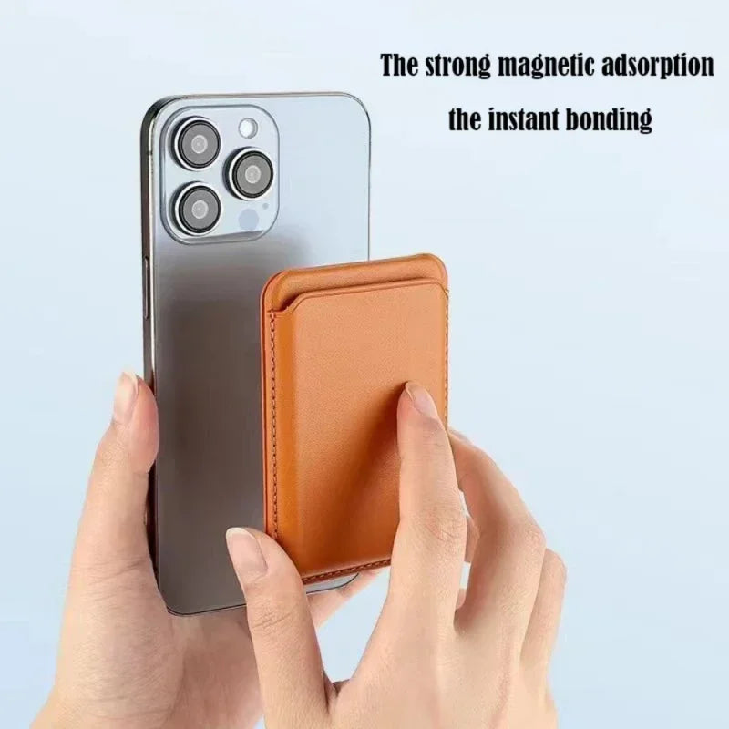 Magnetic MagSafe Leather Wallet Case with Stand for iPhone 16 15 14 13 12 - 3