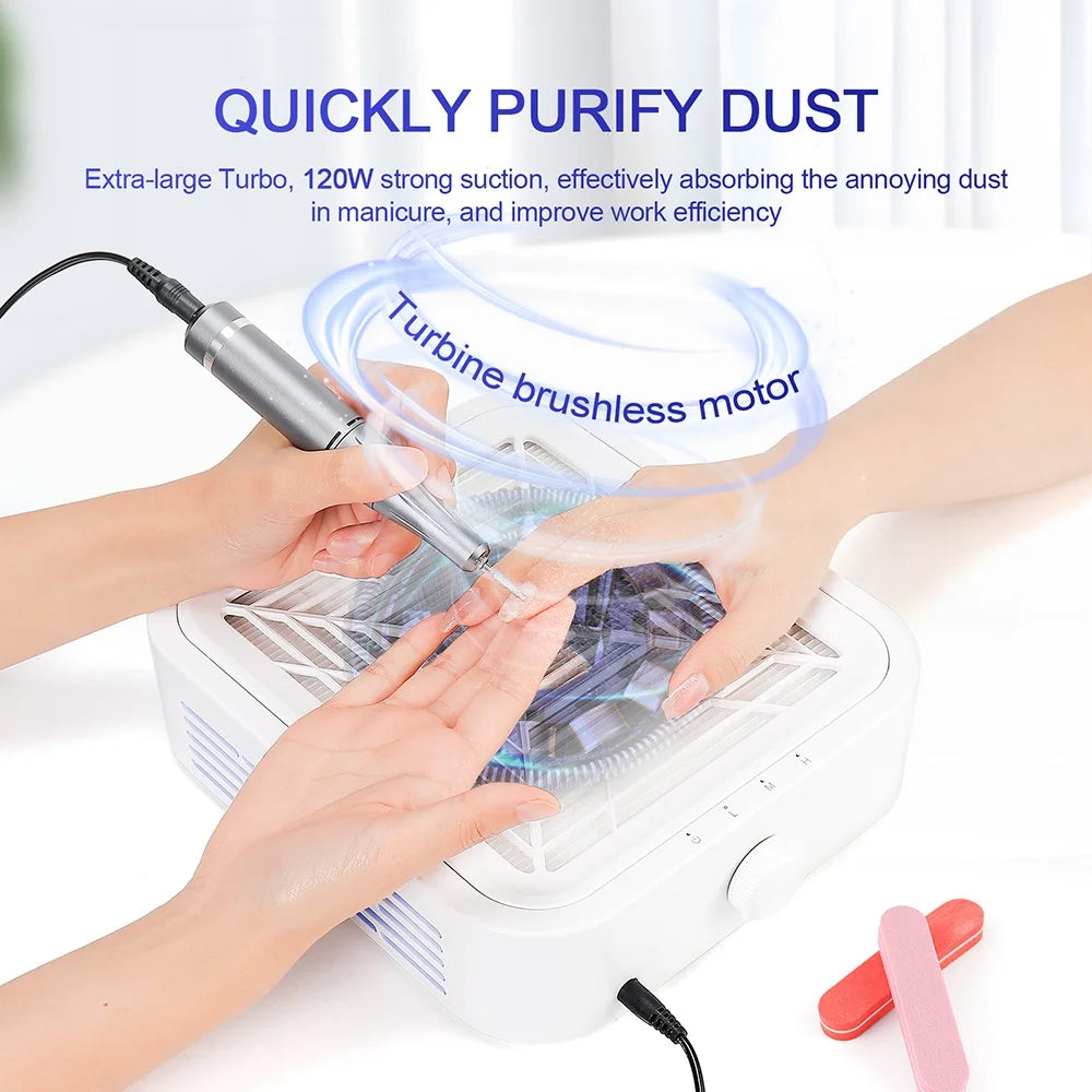 Brushless Nail Dust Collector & Extractor - 4