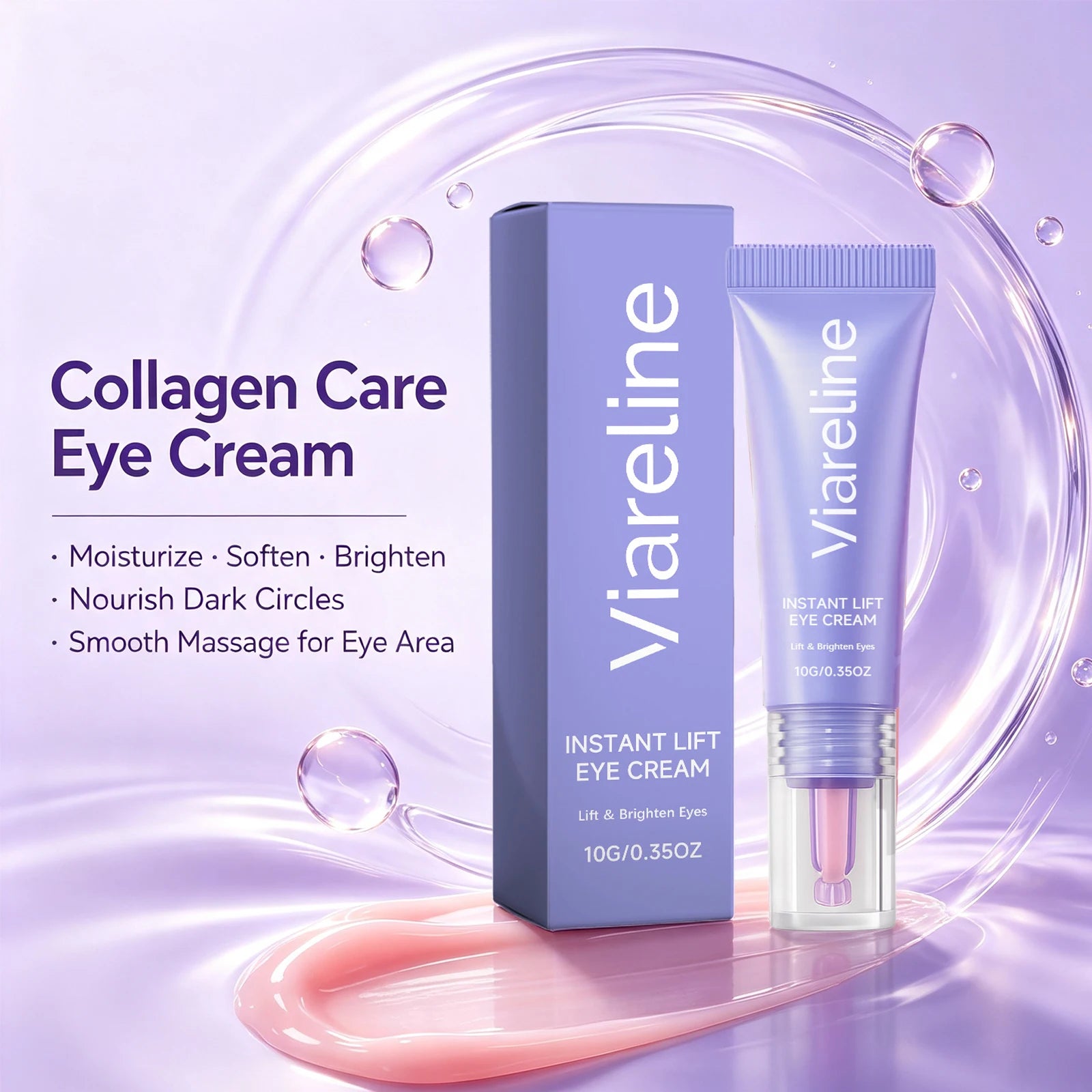 Collagen Instant Lift Eye Cream for Dark Circles & Puffiness - 2