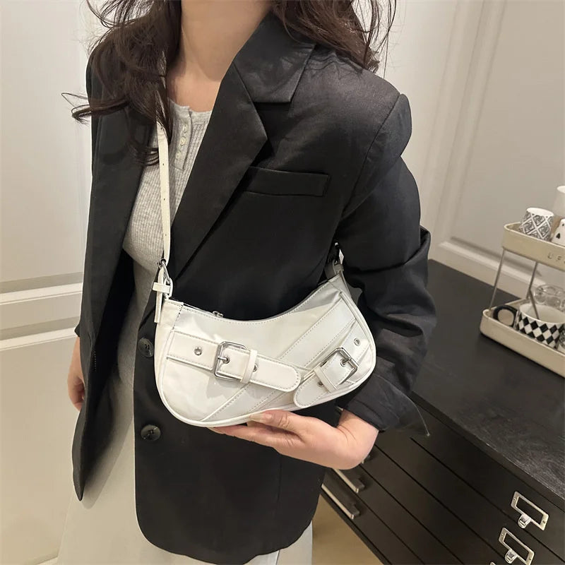 Luxury Vintage Stone Shoulder Bag