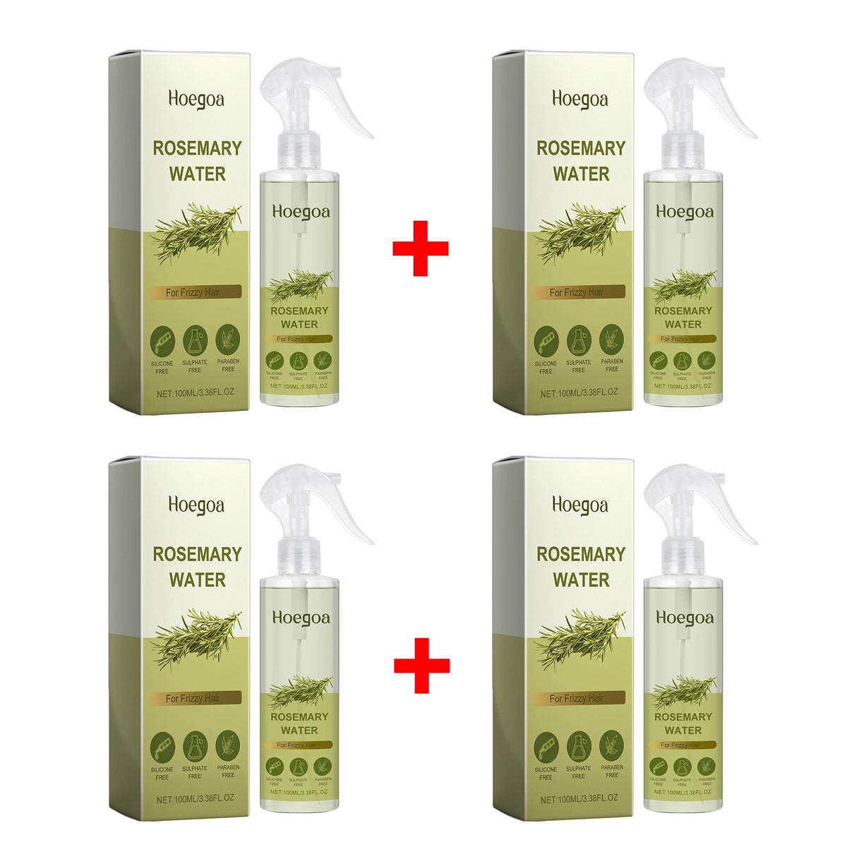 Rosemary Hair Strengthening & Frizz Control Spray for Healthy Hair Growth