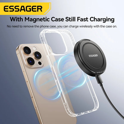 Magnetic 15W Fast Wireless Charging Stand for iPhone 16 15 14 13 Pro Max