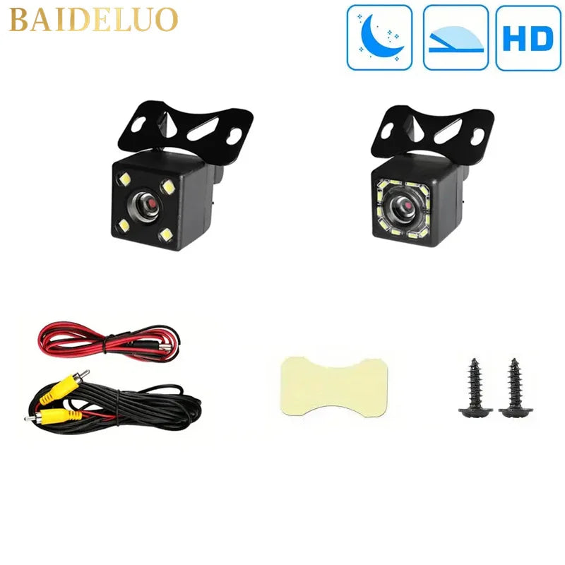 HD Car Rearview Backup Camera - Wide Angle Night Vision Parking Assist - 1