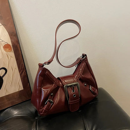 Luxury Retro Pleated Hobo Bag