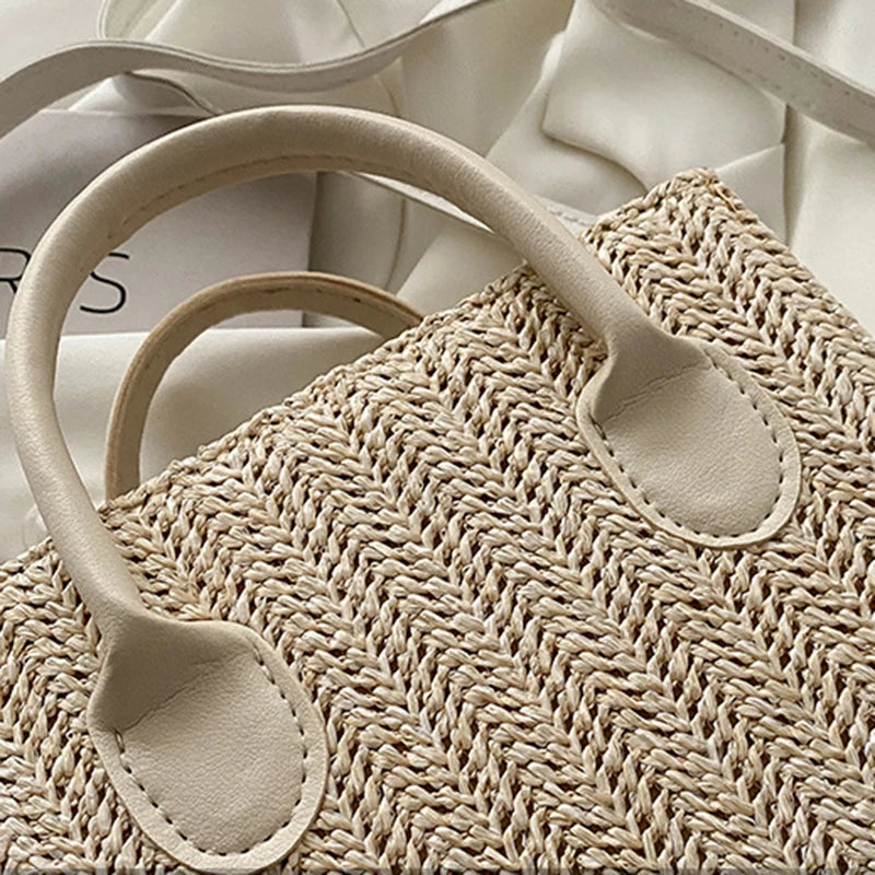 Luxury Floral Woven Crossbody
