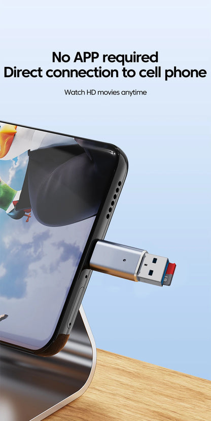 High-Speed USB 3.0 Dual-Slot SD & TF Memory Card Reader Adapter