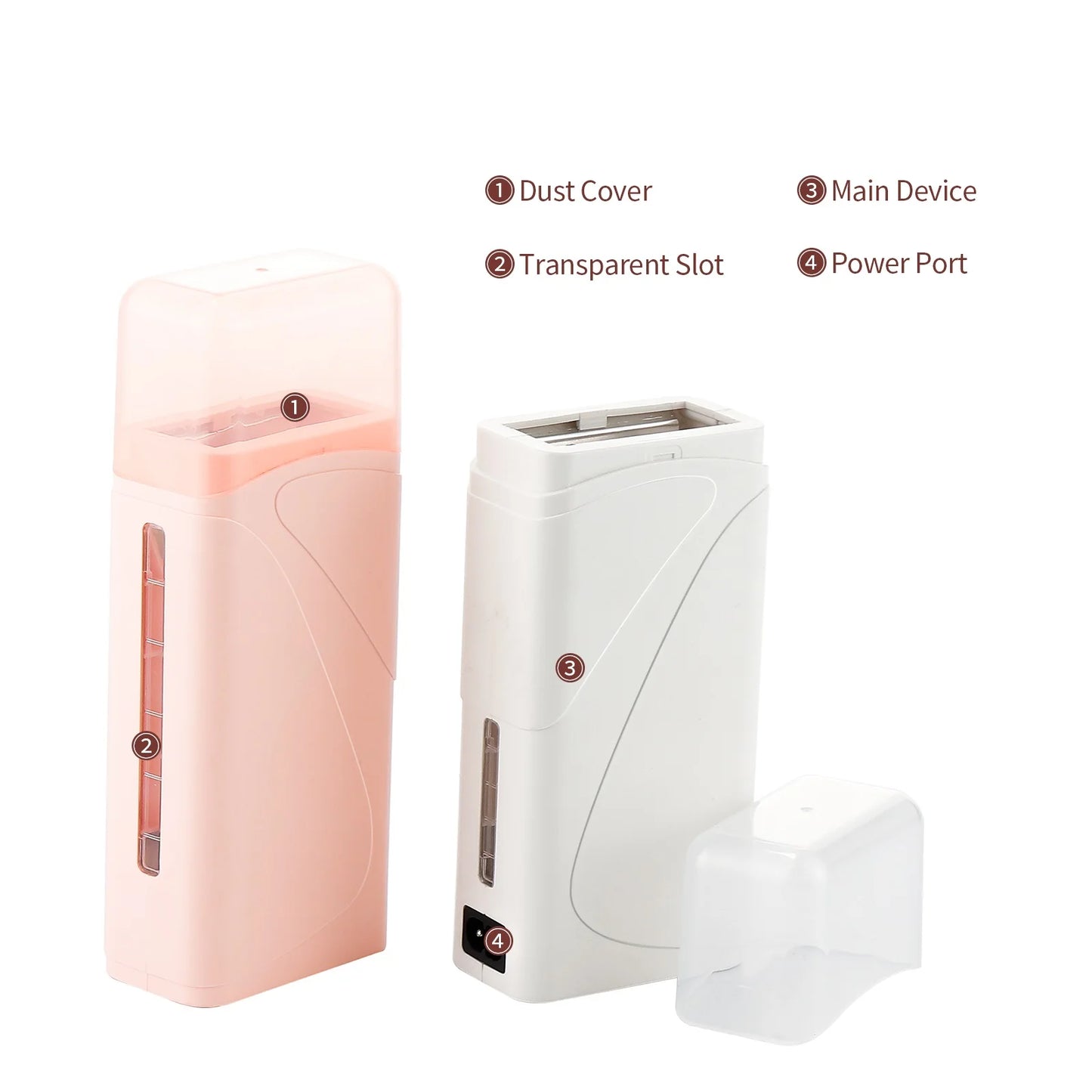 Electric Roll-On Wax Heater - Portable Hair Removal Warmer