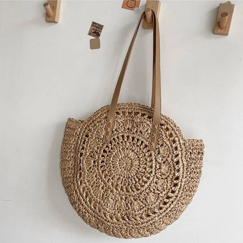 Luxury Woven Summer Straw Tote