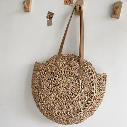 Luxury Woven Summer Straw Tote