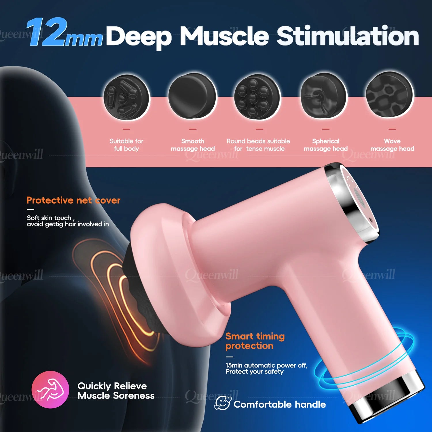 Portable Electric Body Sculpting & Cellulite Massage Gun - 4