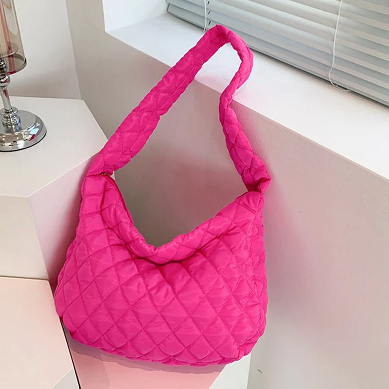 Luxury Quilted Padded Tote