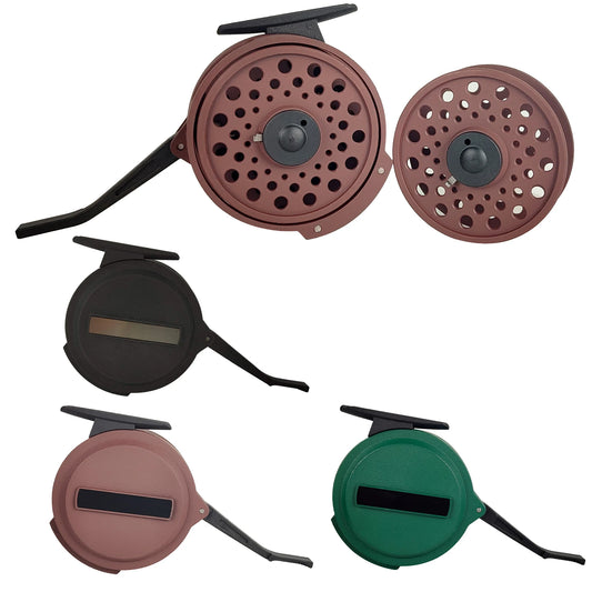 Automatic Fly Fishing Reel - Lightweight Large Arbor Nymph Reel 2-4WT