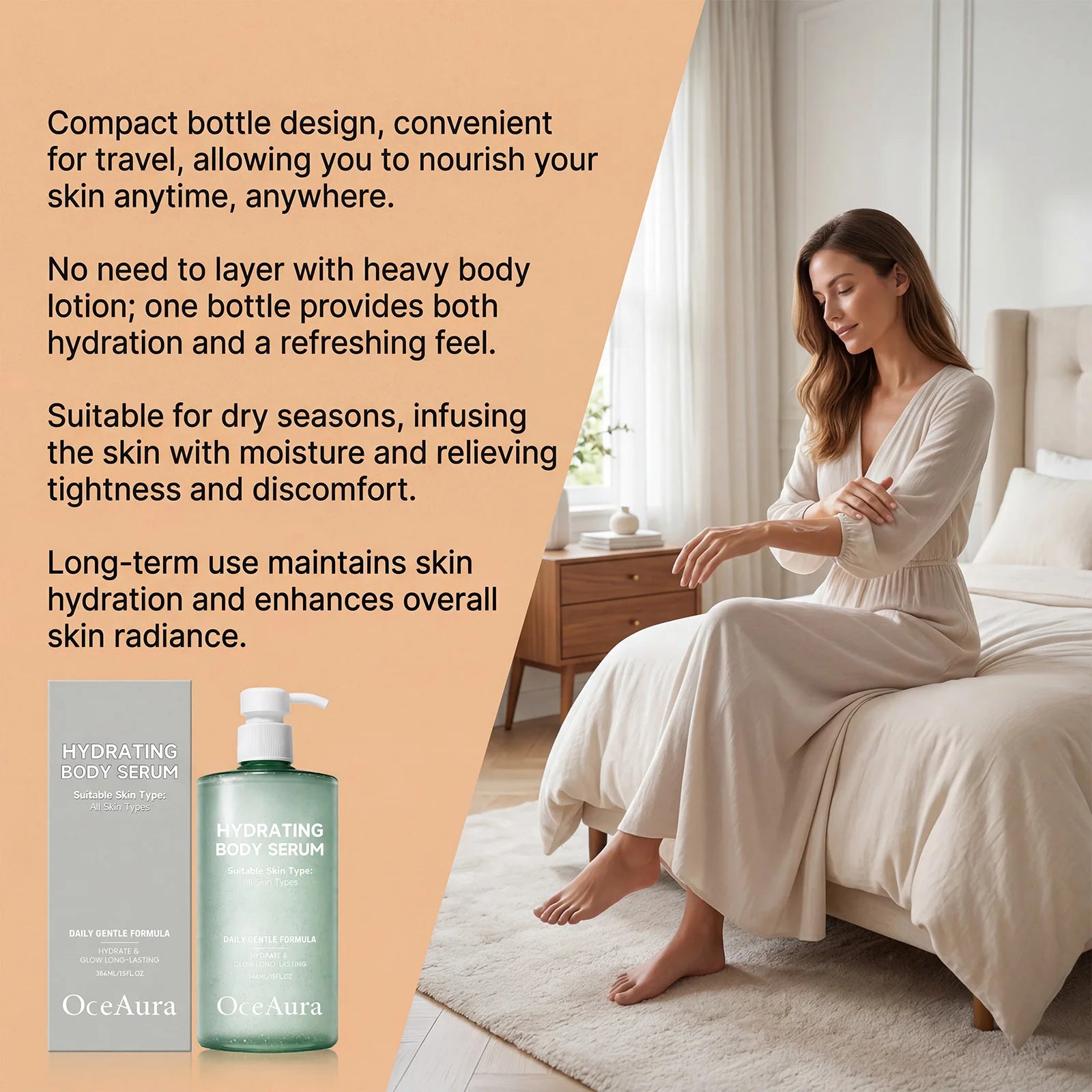 Hydrating Body Serum for Dry Skin - Deep Moisturizing & Skin Smoothing Treatment - 11