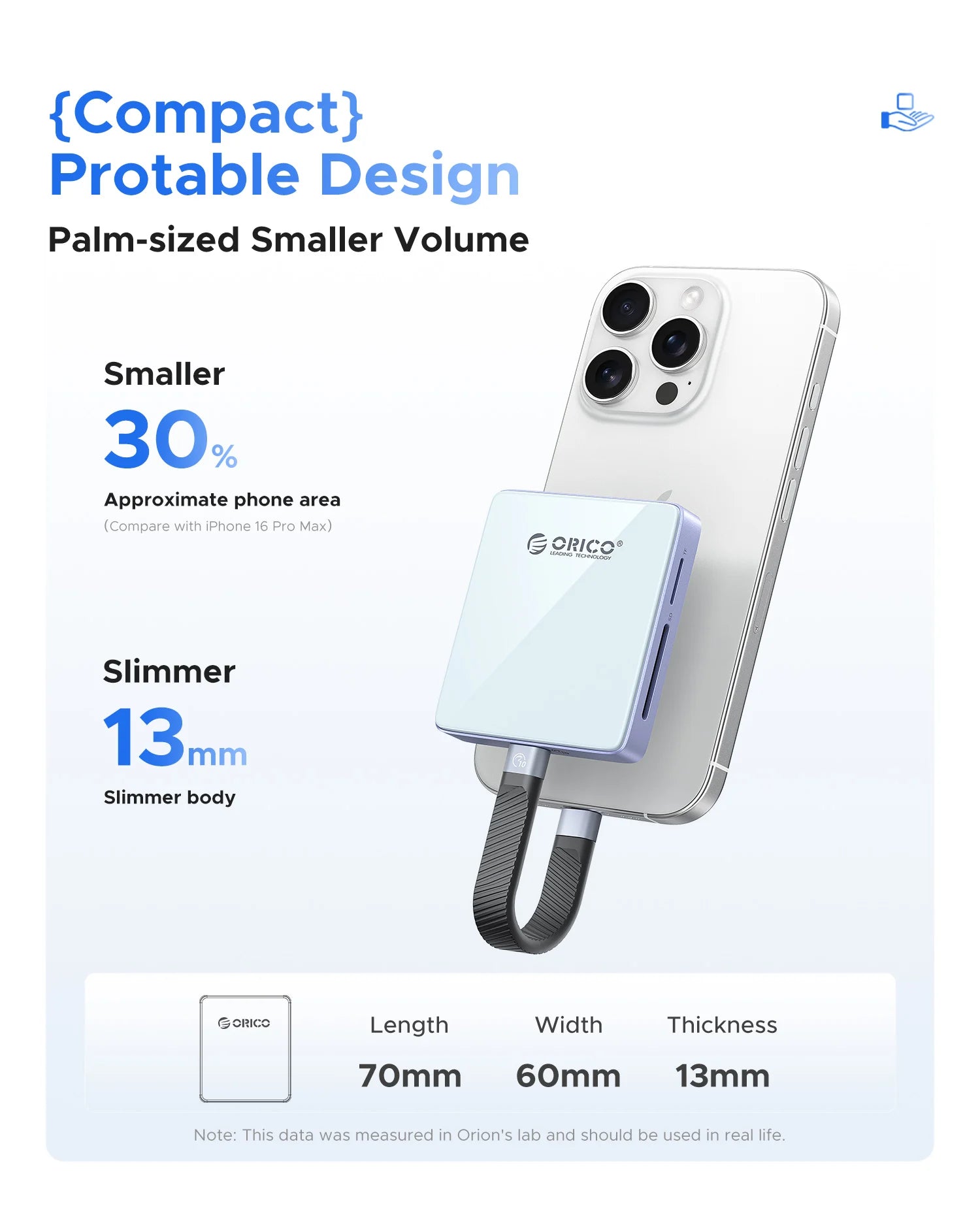 Magnetic NVMe M.2 SSD Enclosure for iPhone 4K ProRes Recording & 100W Charge - 14