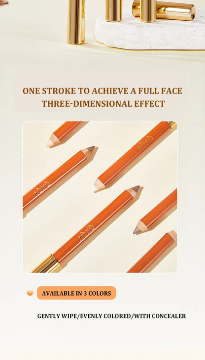 Double-Ended Contour & Highlighter Stick - Creamy Sculpting Makeup Pen
