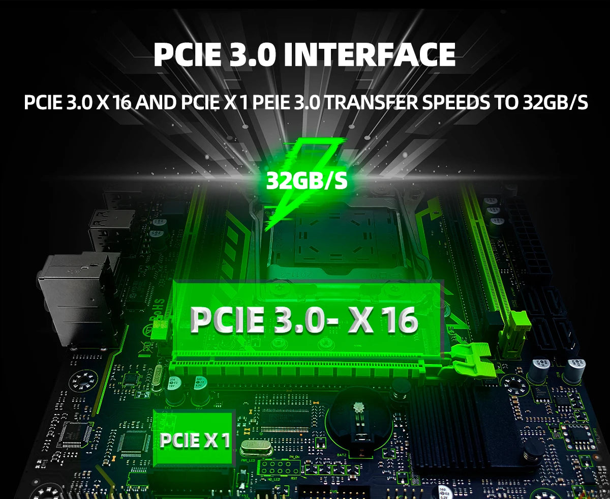 ZSUS X99 LGA2011-3 Motherboard Kit with Xeon E5-2630 v4 & 16GB DDR4 RAM