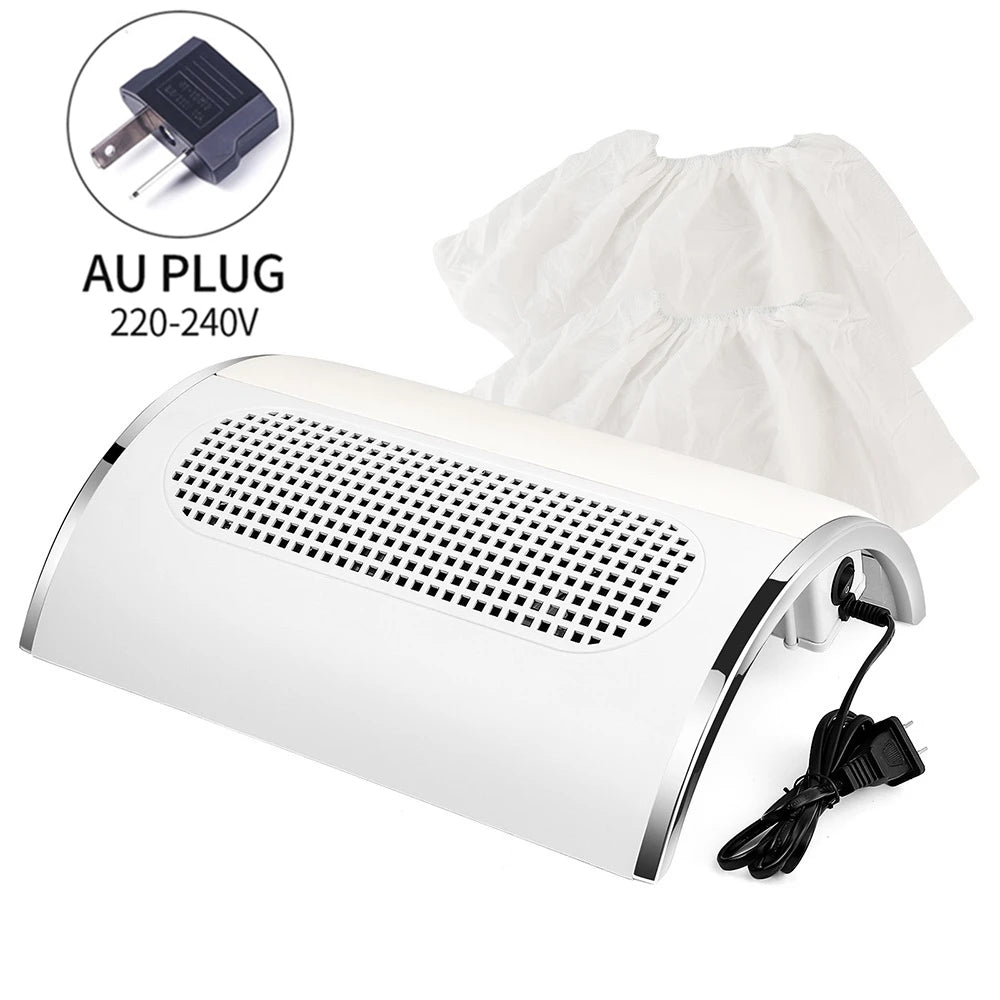 3-Fan Nail Dust Collector - 40W Professional Manicure Vacuum - 29