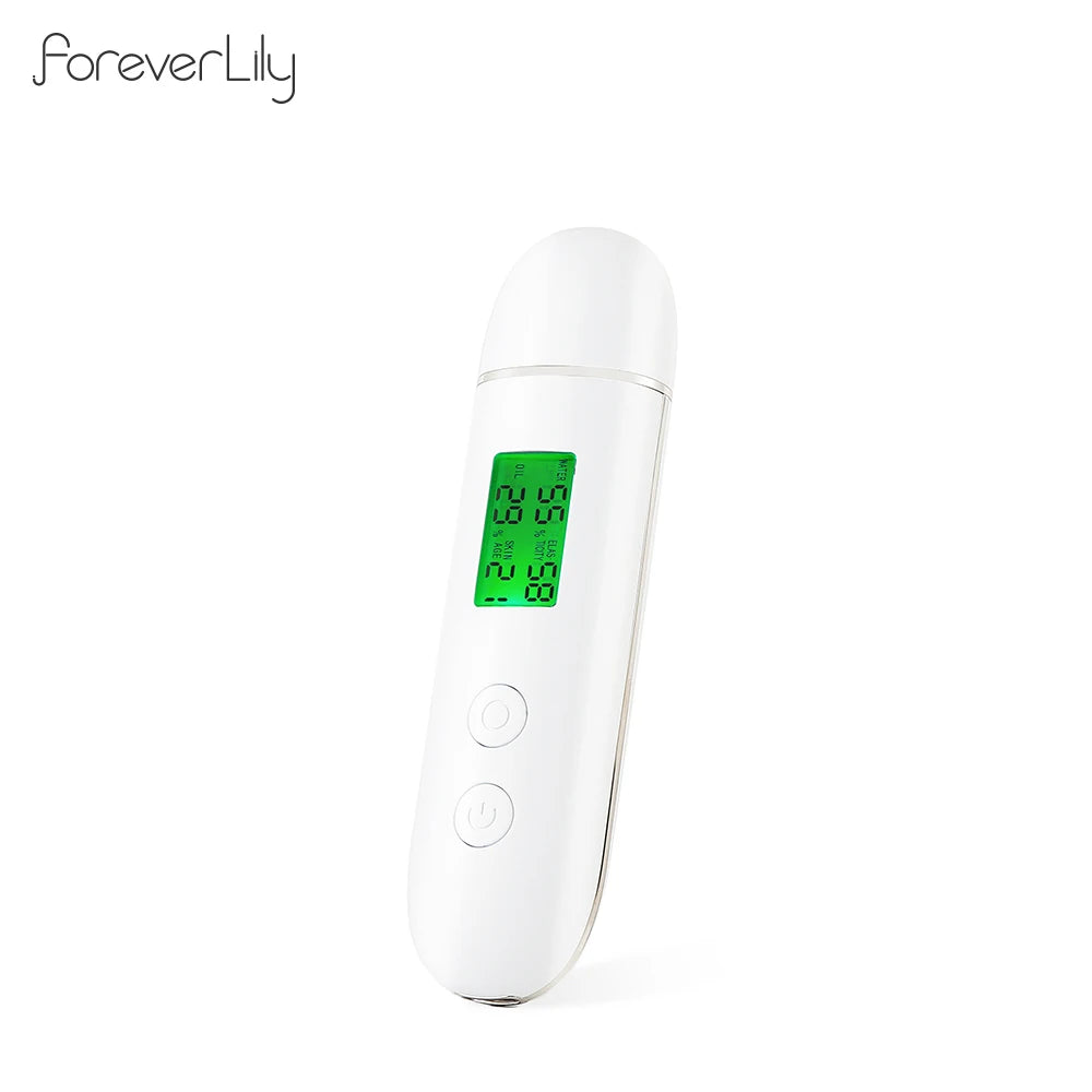 Smart Skin Moisture & Oil Analyzer - Face Hydration Tester