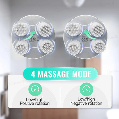 Professional Cordless Water Flosser & Scalp Massager Combo for Oral & Body Care