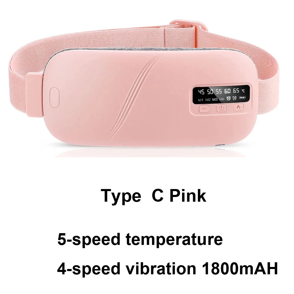 Electric Menstrual Cramp Relief Heating Pad Waist Belt