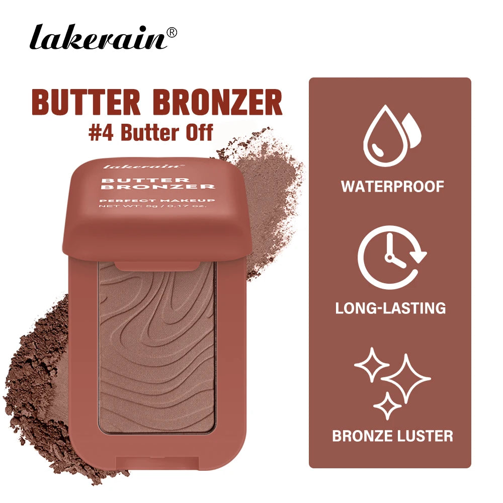 Waterproof Matte Butter Bronzer & Face Contour Powder - 3
